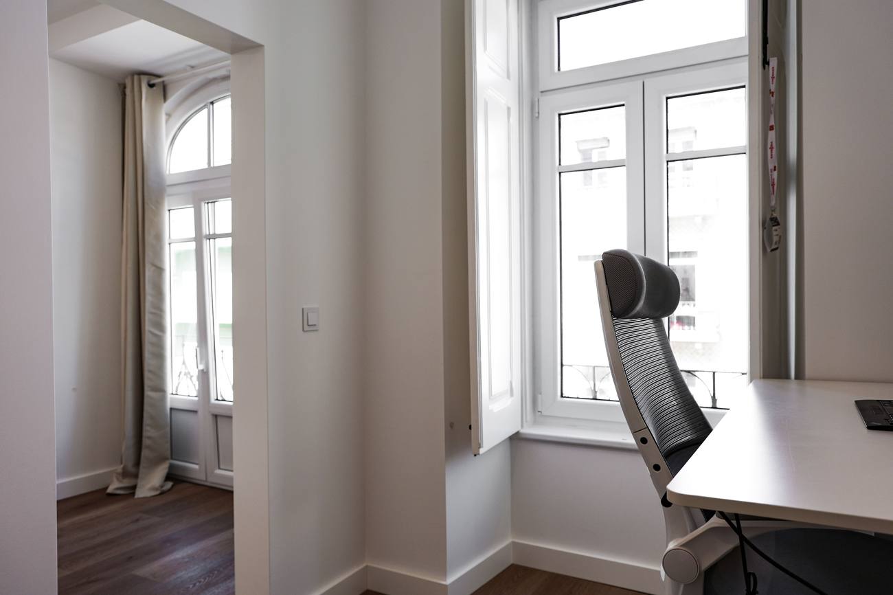 Escritório contíguo ao quarto principal